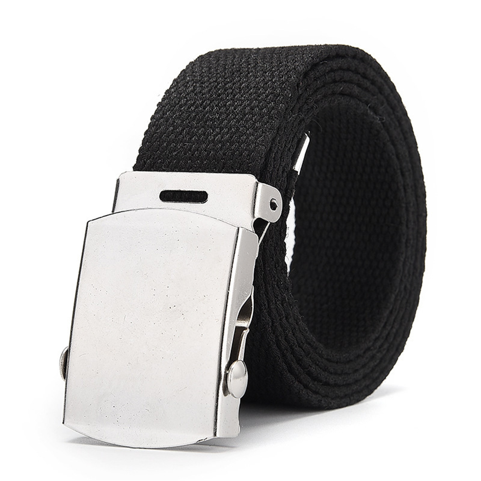 Unisex Canvas Military Web Belt Metal Roller Buckle Mens Womens Causal Cloth Decor Jeans Accessories Adjustable Waist Belt 2022 1